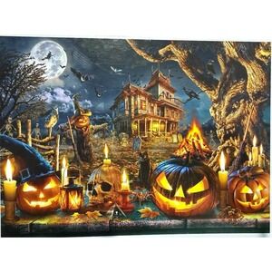 Haunting Halloween Jigsaw Puzzle Art VCC Adrian Chesterman 1000 Pieces Spooky